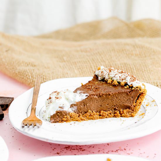 No-Bake Chocolate Cream Pie - Recipe photo by SprinklesandSeaSalt