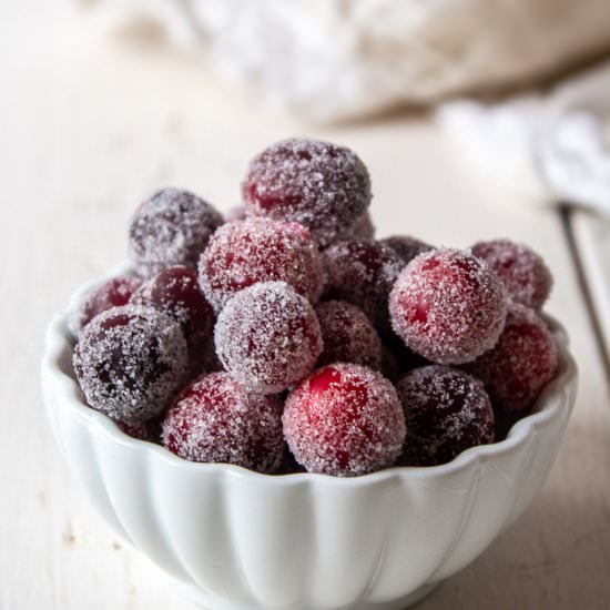 Sugared Cranberries - Recipe photo by BeyondtheCoop