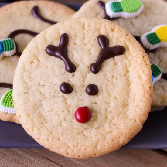 Reindeer Cookies - Recipe photo by persnicketyplates