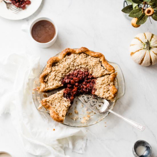 Bourbon Cherry Pie - Recipe photo by bluebowlrecipes