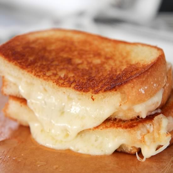 The Perfect Grilled Cheese Sandwich - Recipe photo by cookedbyjulie