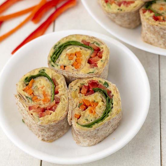 Easy Vegan Pinwheels - Recipe photo by Delightful Adventures