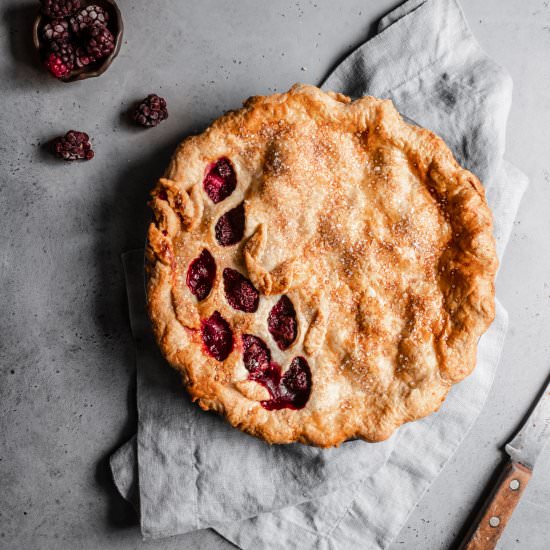 Blackberry Ginger Pie - Recipe photo by OneSarcasticBaker