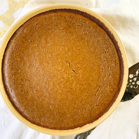 Crustless Pumpkin Pie - Recipe photo by katemovingforward