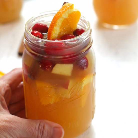 Apple Cider Sangria - Recipe photo by suebeehomemaker