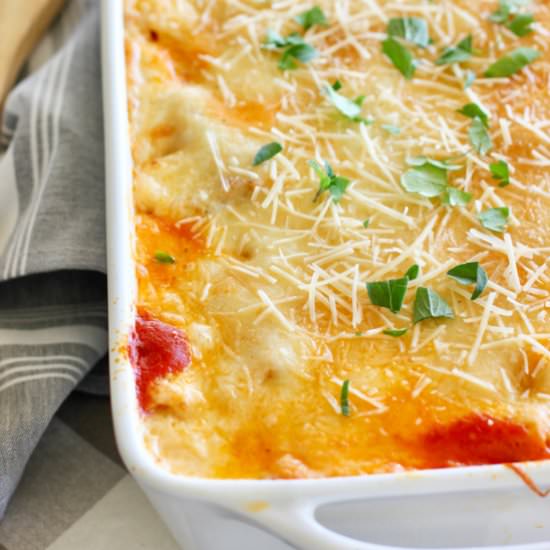Baked Ziti with Sausage - Recipe photo by laughingspatula.com
