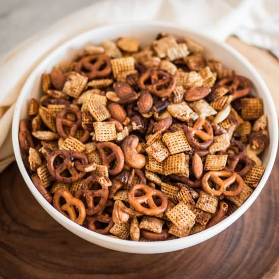 Gluten Free Air Fryer Chex Mix - Recipe photo by smallfarmbiglife