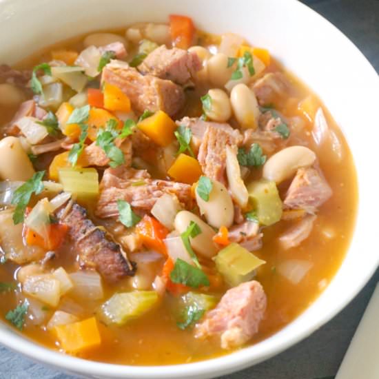 Leftover Ham Bean Soup - Recipe photo by mygorgeousrecipes