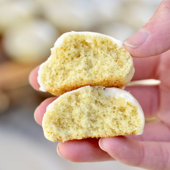 Soft Almond Cake Cookies - Recipe photo by TheOvenLight