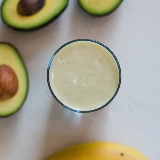 breakfast avocado banana smoothie - Recipe photo by lifestyleofafoodie
