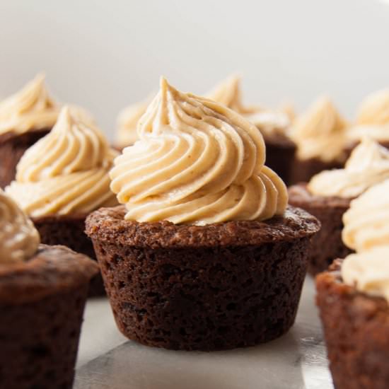 Peanut Butter Brownie Bites - Recipe photo by Bakin Care of Business