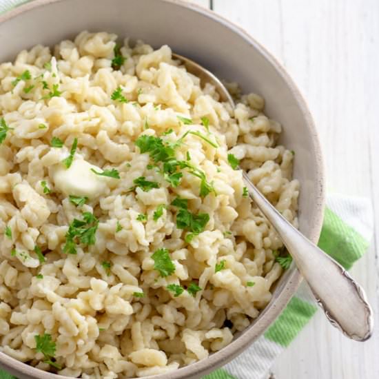 German Spaetzle - Recipe photo by BinkysCulinaryCarnival