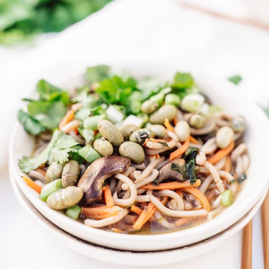 30-Minute Soba Noodle Broth Bowls - Recipe photo by JenElizabethsJournals