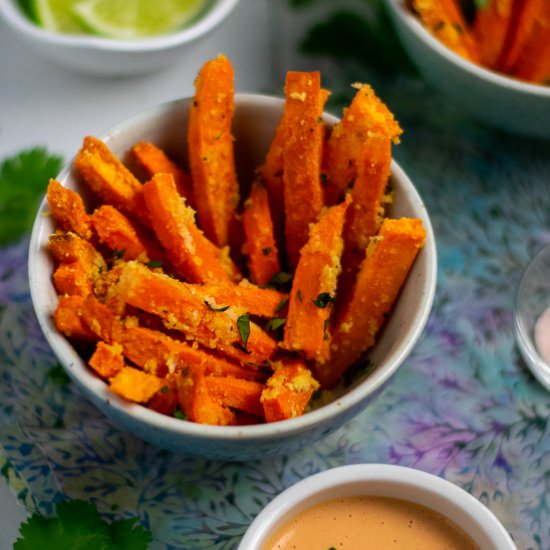 Roasted Sweet Potato Fries - Recipe photo by a meal in mind