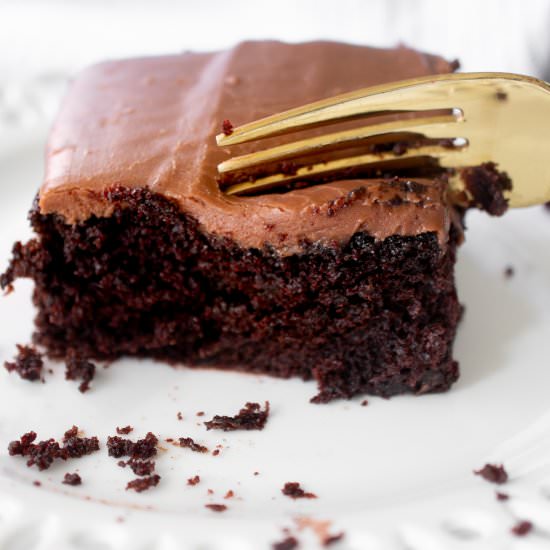 Chocolate Snack Cake - Recipe photo by owlbbaking