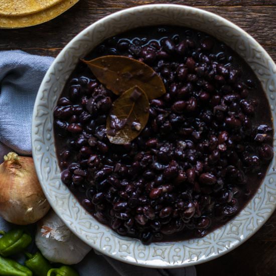 Instant Pot Black Beans - Recipe photo by HomeCookedRoots