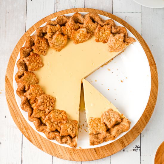Maple Buttermilk Pie - Recipe photo by Everyday Pie