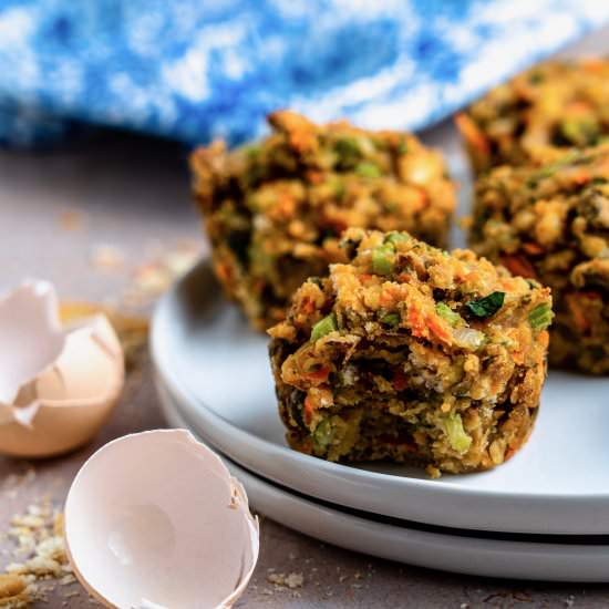 Pistachio + Ritz Stuffing Muffins - Recipe photo by leisurefanclub