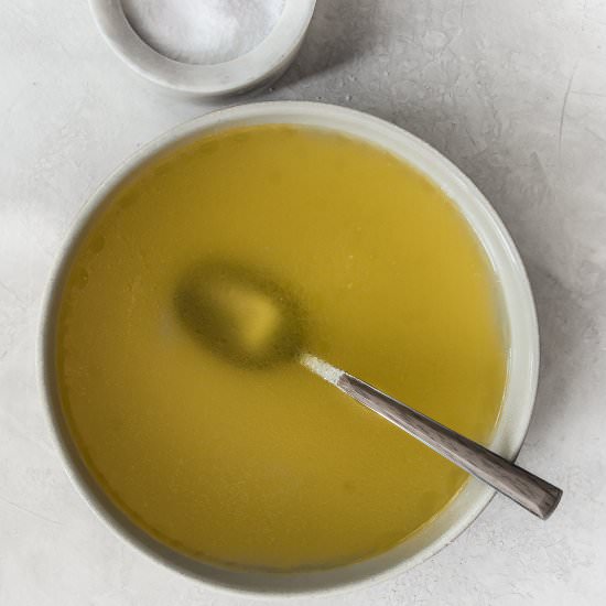 Instant Pot Chicken Stock - Recipe photo by apleasantlittlekitchen