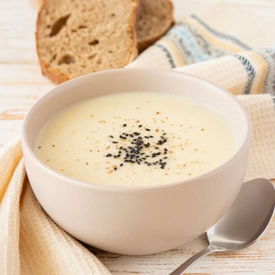 Black Radish Cream Soup - Recipe photo by slavicvegan