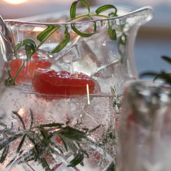 Grapefruit Rosemary Tonic - Recipe photo by Lakeside Table