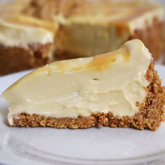 Caramilk Cheesecake - Recipe photo by lightscamerabake