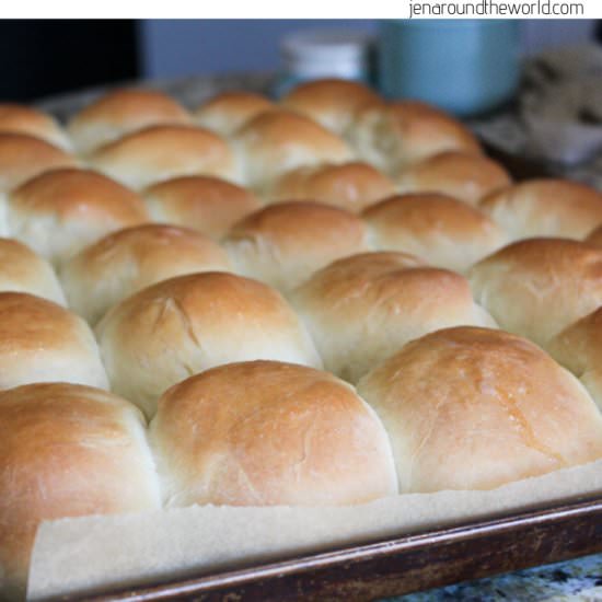 Bobby Flay's Parker House Rolls - Recipe photo by JensJourney