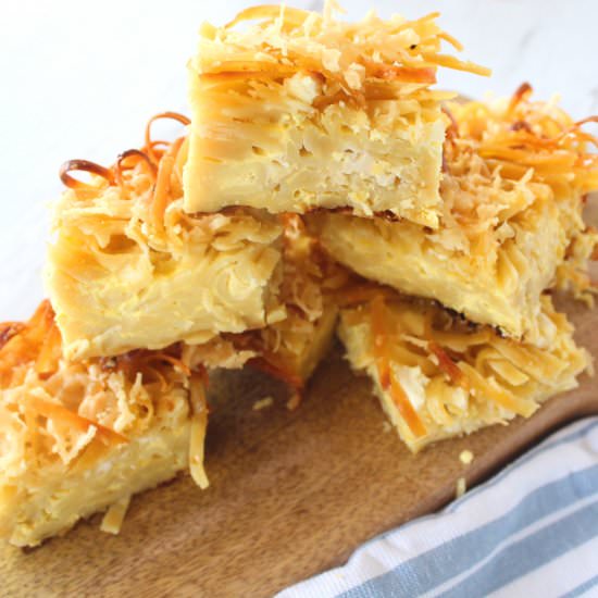 Baked Fettuccine Casserole - Recipe photo by MediterraneanLatinLoveAffair