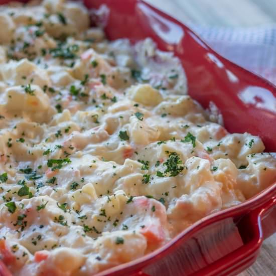 Creamy Potato Egg Salad - Recipe photo by Belquistwist
