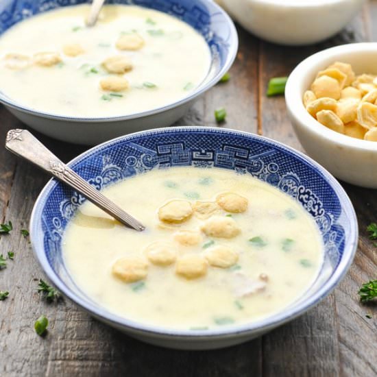 Virginia Oyster Stew - Recipe photo by The Seasoned Mom