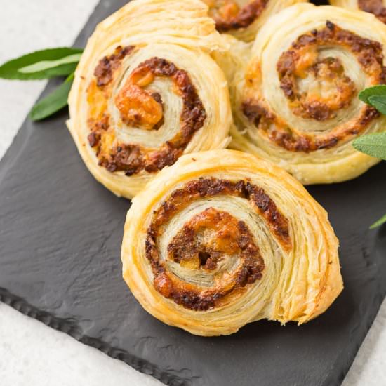 Sausage Pinwheels - Recipe photo by rachelcooksblog