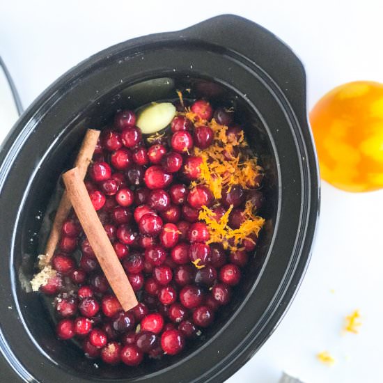 Punchy Slow Cooker Cranberry Sauce - Recipe photo by Nictastingspoon