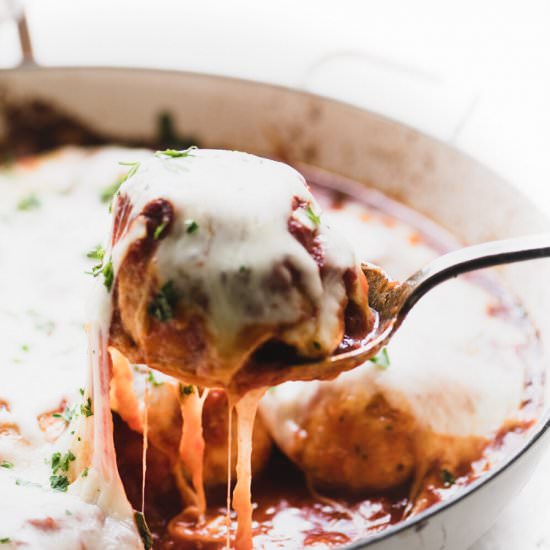 Low Carb Chicken Meatballs - Recipe photo by Cooking Frog