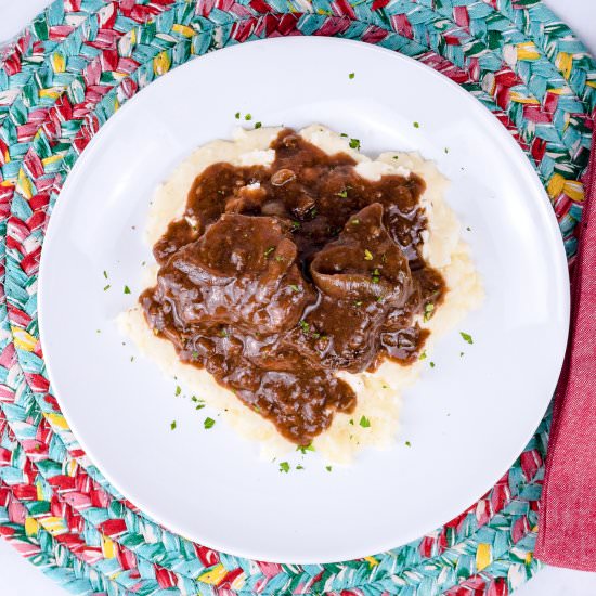 Smothered Steak - Recipe photo by jennifercooks