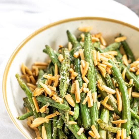 Roasted Green Beans with Parmesan - Recipe photo by pipercooks