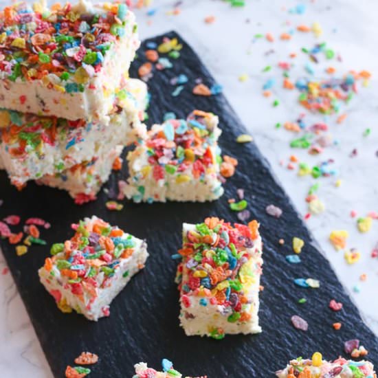 Vanilla White Chocolate Fudge - Recipe photo by BlessHerHeartYall