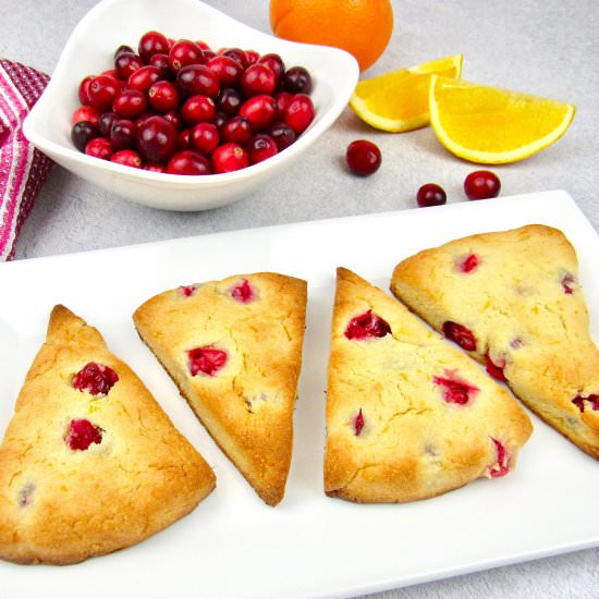Keto Cranberry Orange Scones - Recipe photo by Keto Cooking Christian