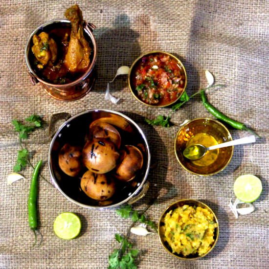 Litti Chokha - Recipe photo by Salonyscookbook