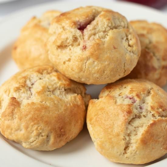 Raspberry Buns - Recipe photo by neilshealthymeals