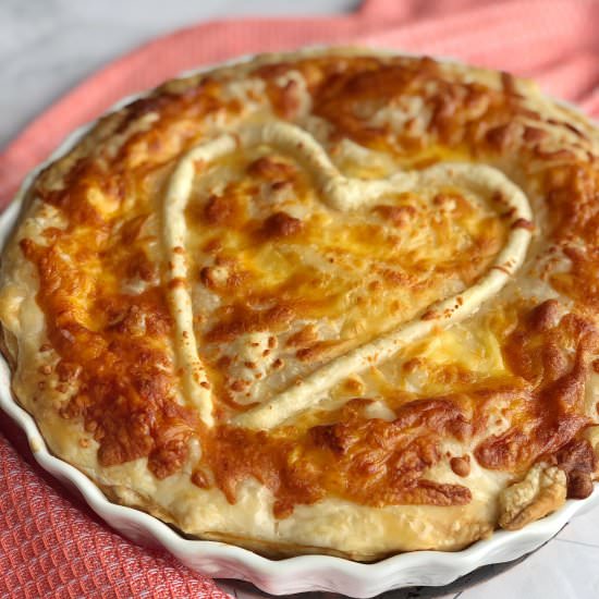The best bacon and egg pie - Recipe photo by Once a Foodie