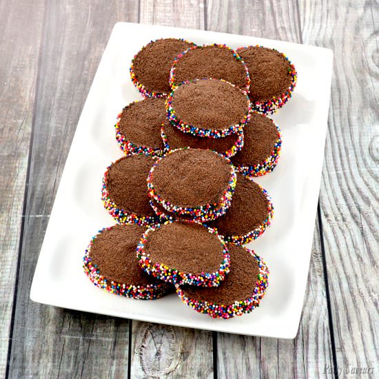 Chocolate Butter Cookies Recipe - Recipe photo by pattysaveurs