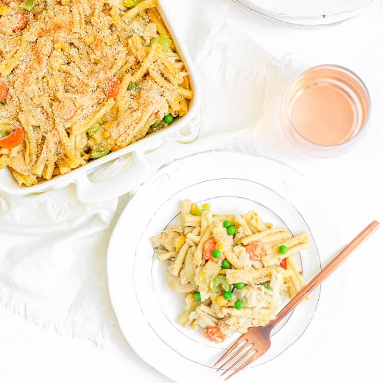 Leftover Turkey Noodle Casserole - Recipe photo by SprinklesandSeaSalt