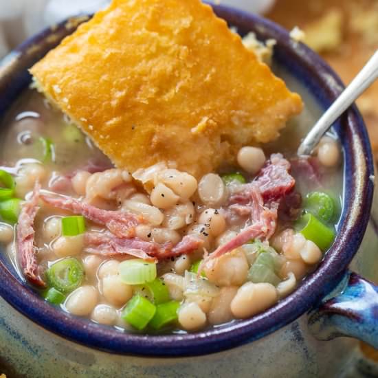 Crock Pot Ham and Beans - Recipe photo by casserole crissy