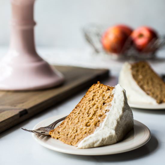 APPLESAUCE CAKE - Recipe photo by thebeachhousekitchen
