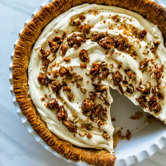 Roasted Squash Pie - Recipe photo by gatheredatmytable