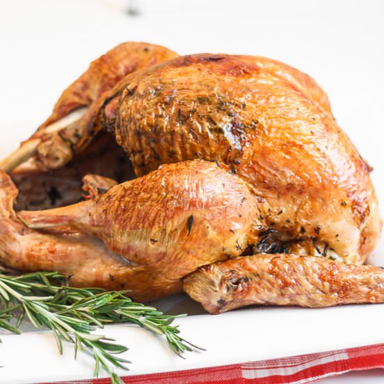 The Best and Juiciest Roast Turkey - Recipe photo by aheadofthyme