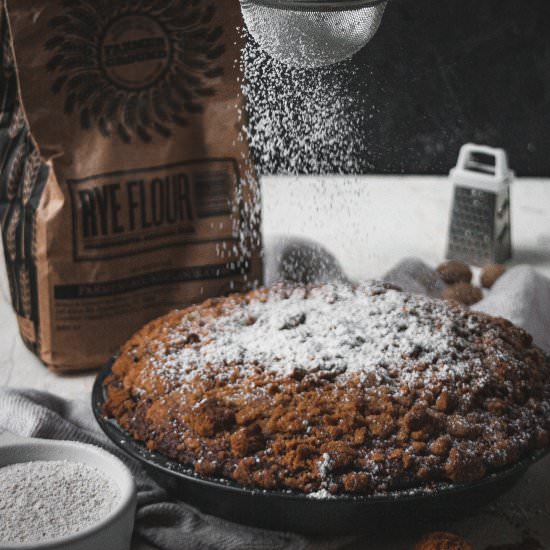 Brown Butter, Rye & Banana Sourdough - Recipe photo by breadandbasil