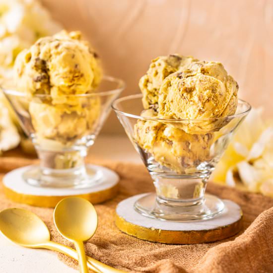 Butterscotch Ice Cream - Recipe photo by Burrata and Bubbles