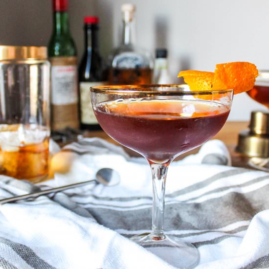 the martinez cocktail - Recipe photo by Allons-Eat