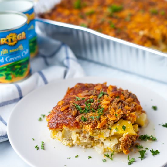 Green Chile Yellow Squash Casserole - Recipe photo by thymeandjoy